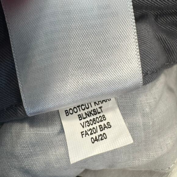 Old Navy Gray Bootcut Khaki Pants Size 16 Cotton & Spandex Blend Slacks Trousers - Picture 7 of 7